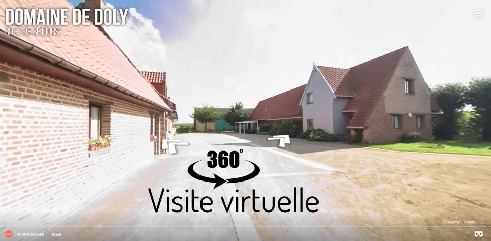 Photographie panoramique 360 du Domaine de Doly - Réalisation Dizento